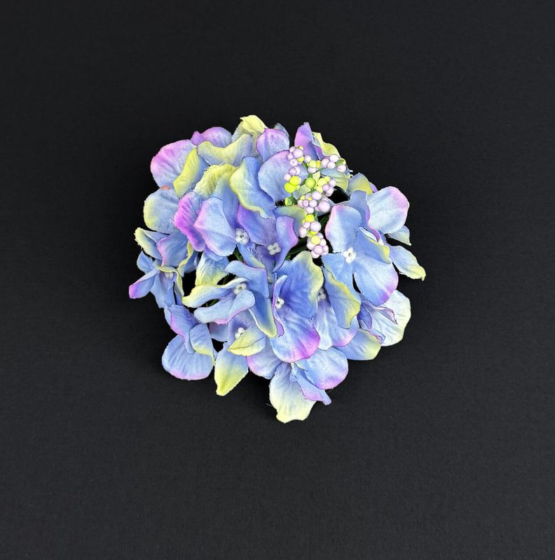 Hortensia tekokukkapää, sininen/vihreä