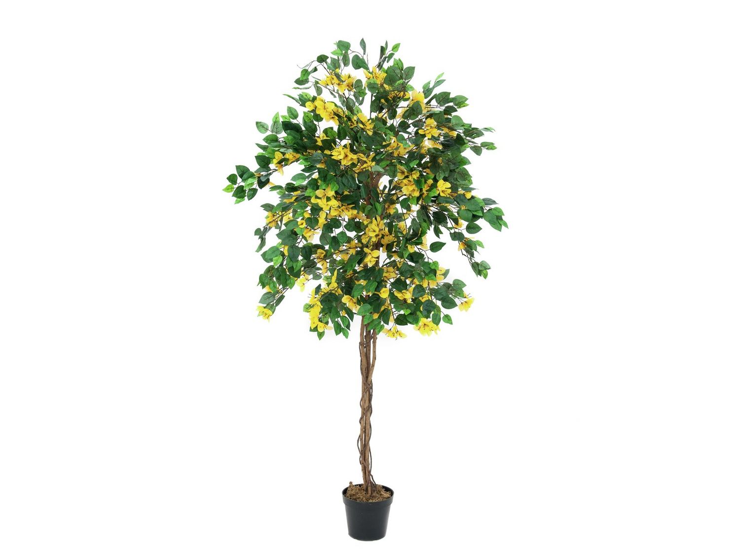 Ihmeköynnöspuu (bougainvillea) keltainen 180cm keinotekoinen