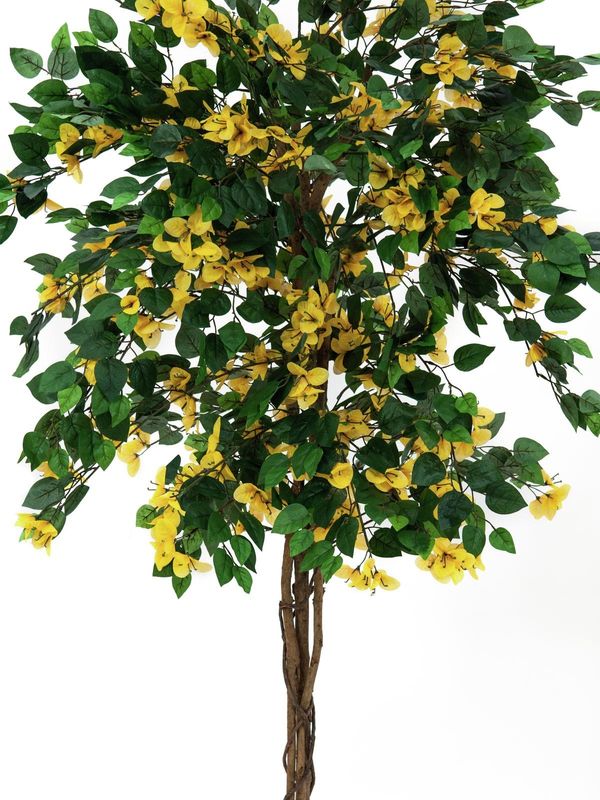 Ihmeköynnöspuu (bougainvillea) keltainen 180cm keinotekoinen