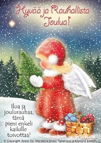 Marleena Ansio joulukortti