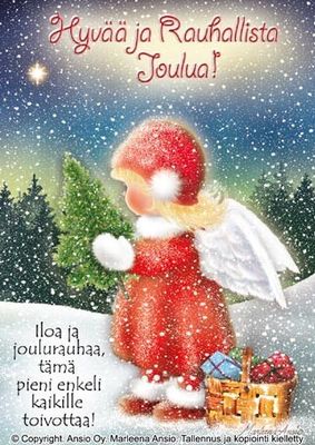 Marleena Ansio joulukortti