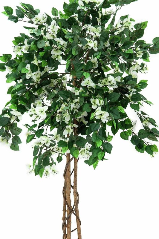 Ihmeköynnöspuu (bougainvillea) valkoinen 180cm keinotekoinen