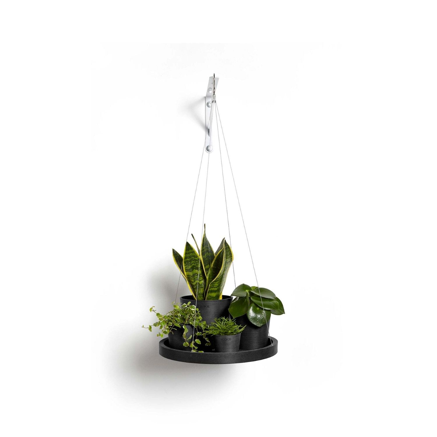 Aluslautanen ripustettava 36cm tummanharmaa