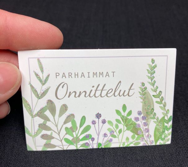 Askartelukuvio 6kpl, onnittelu