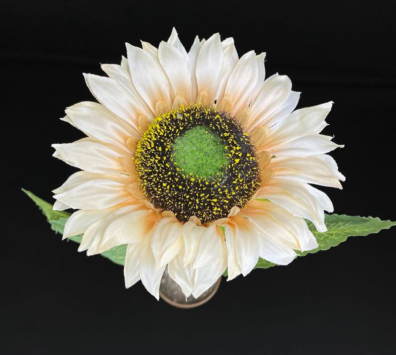 Auringonkukka tekokukka, vaalea beige