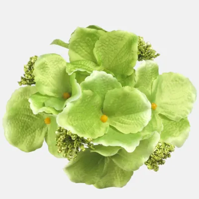 Hortensia tekokukkapää, vihreä