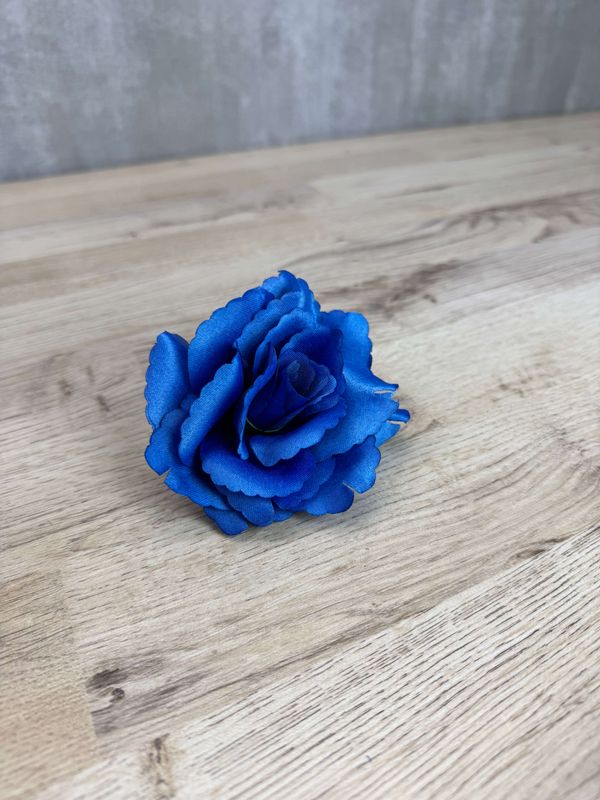 Ruusu tekokukkapää, sininen