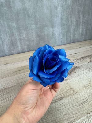Ruusu tekokukkapää, sininen