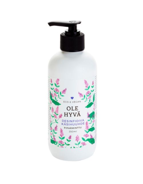 Desinfioiva käsihuuhde - Piparminttu 350ml Desinfioiva käsihuuhde - Piparminttu 350ml