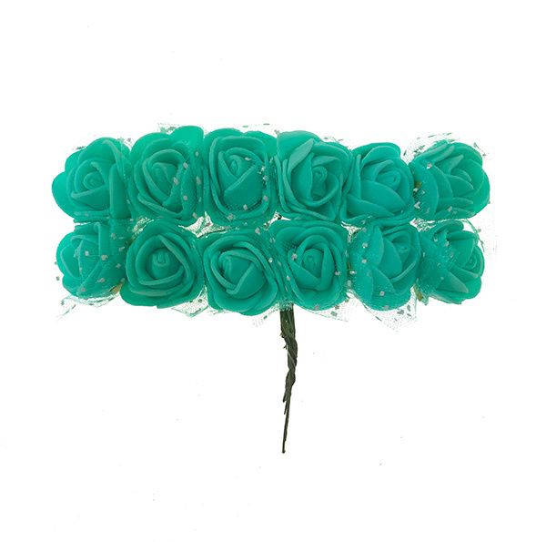 Softisruusu pieni 12kpl, mintun vihreä