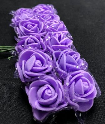 Softisruusu pieni 12kpl, violetti