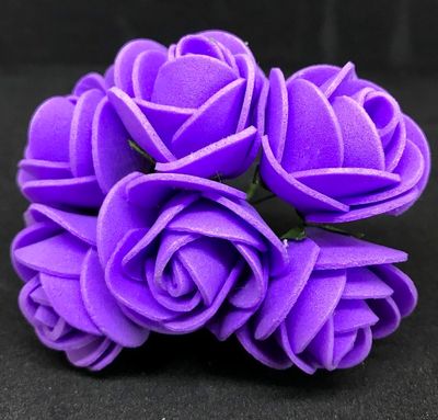 Softisruusu iso 6kpl, violetti