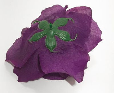 Pensasruusu tekokukkapää, violetti