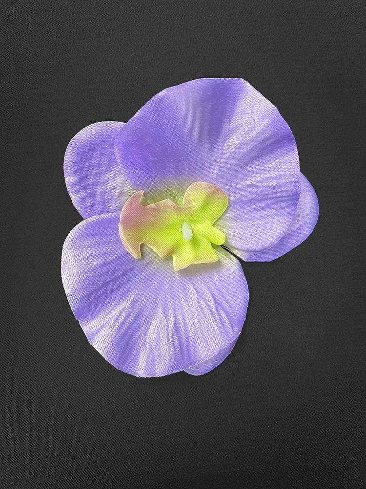 Orkidea kukkapää, vaalea lila keinotekoinen kukka