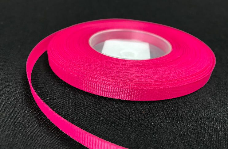 Grosgrain nauha 0,65cm/5m, pinkki