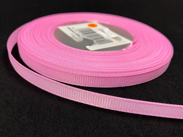Grosgrain nauha 0,65cm/5m, vaaleanpunainen