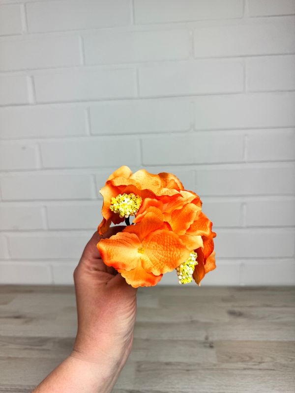 Hortensia kestokukkapää, oranssi Hortensia kestokukkapää, oranssi