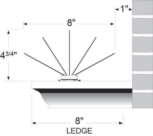 Bird Spike - Extra wide (8" wide) - 50' feet box