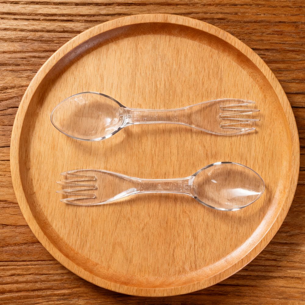 哩皿三安湯匙叉6入組