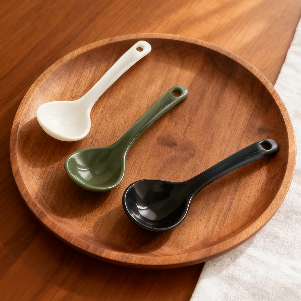 哩皿潔晶拉麵湯匙單入(三色可選)