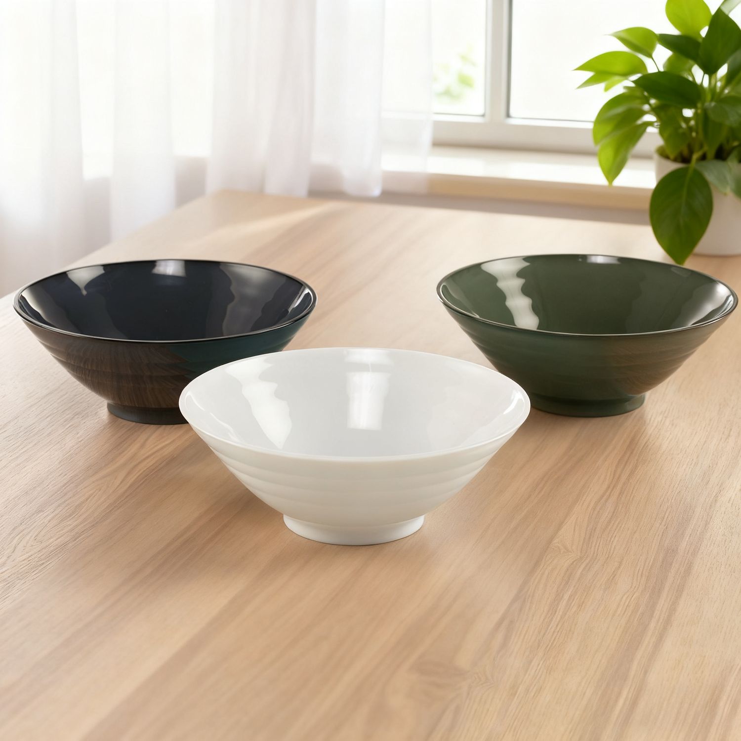 哩皿潔晶拉麵碗單入(三色可選)