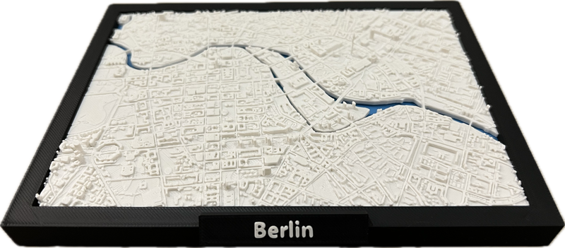 Stadtrelief Berlin 14 x 20 cm