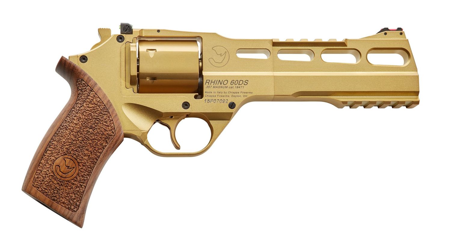 Rhino Revolver 60DS (Gold PVD) 357MAG/6"BBL