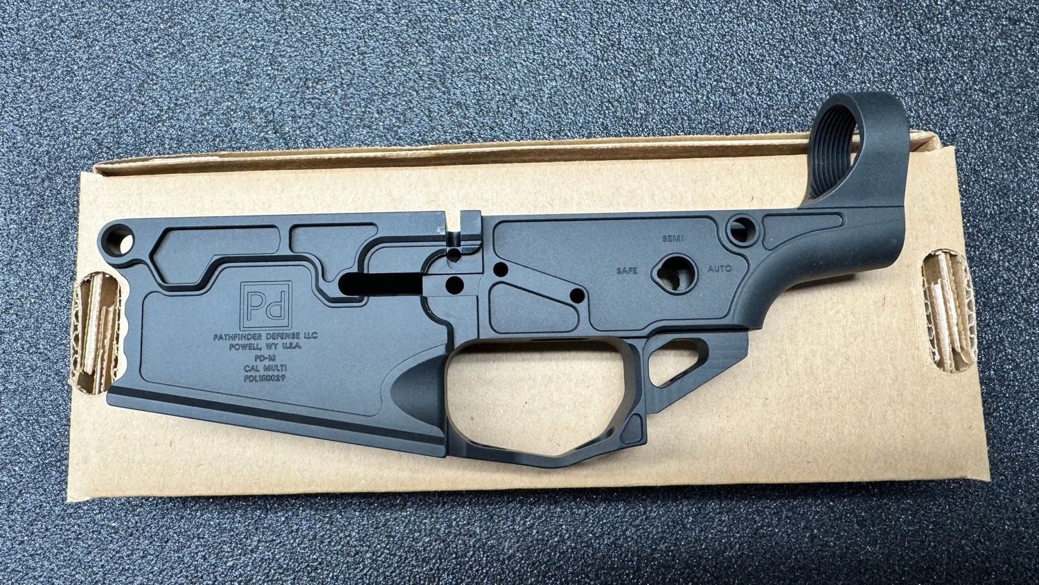 PD-10 Stripped AR-10 Billet Lower Receiver