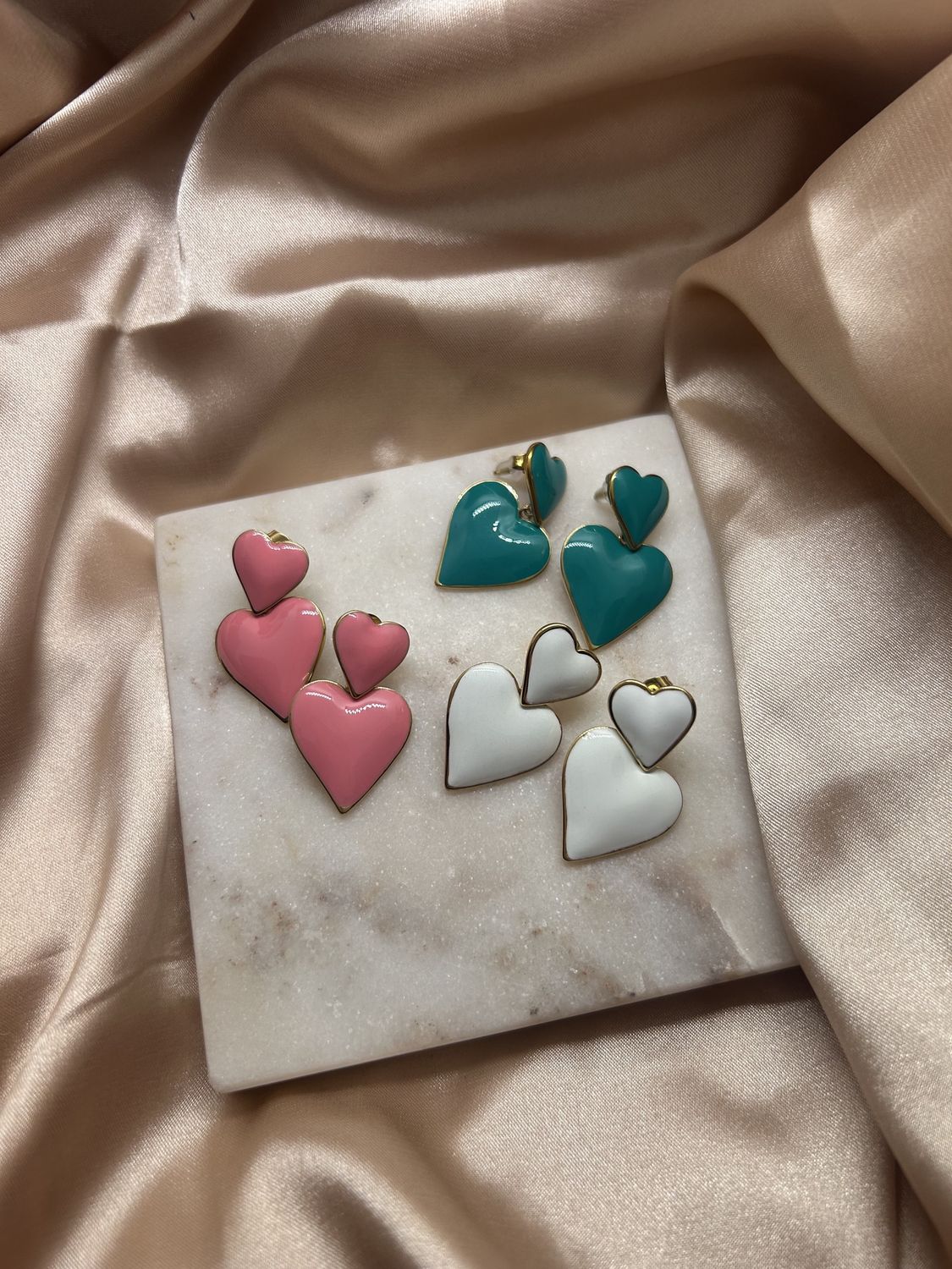 Oorbellen Colourhearts