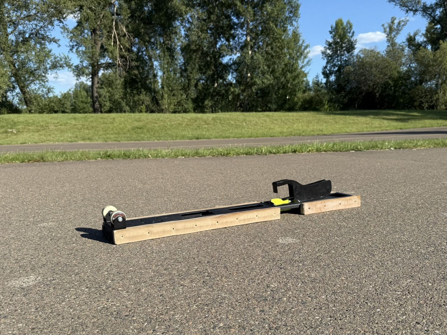 MasterPass 110 + target for sliding pucks