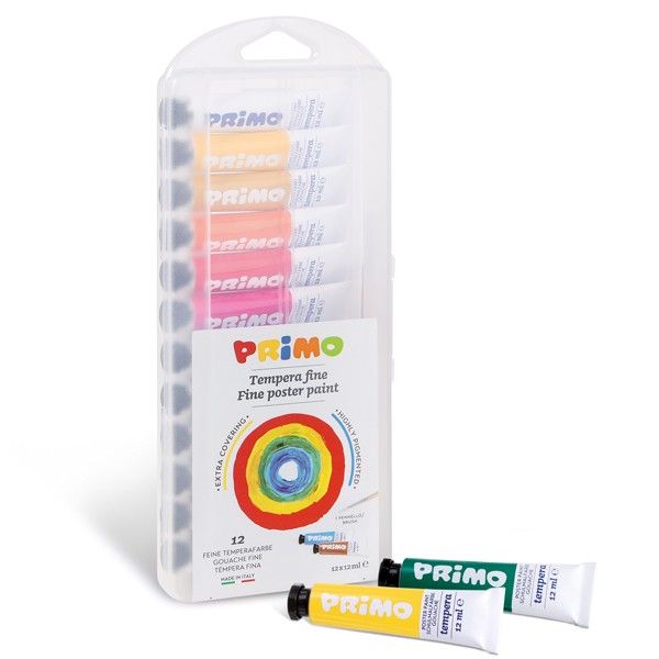 Primo gouache set 12 x 7,5 ml