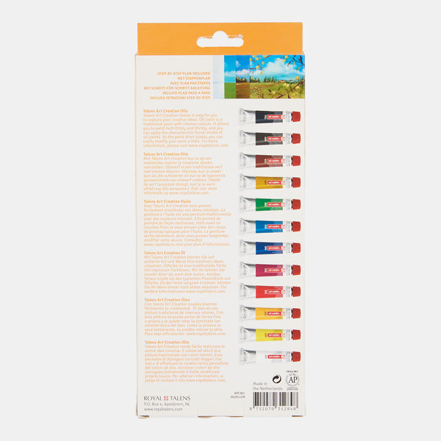 Talens Art Creation Oil Paint Set 12x12ml