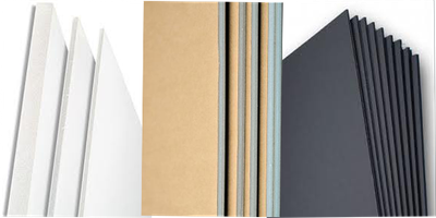 Carton boards  Foam boards