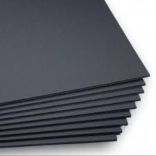 Natural foam board 70x100 cm black