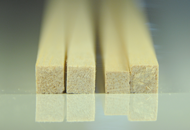 Balsa wood strips 1000 mm