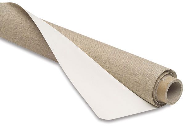 White cotton Canvas roll 280gr 1 mtr x 210 cm