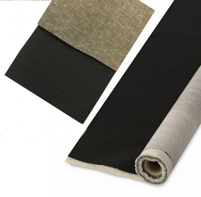 Black cotton Canvas roll 280gr