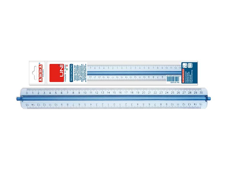 ARDA PLASTIC RULER WITH HANDLE 30CM