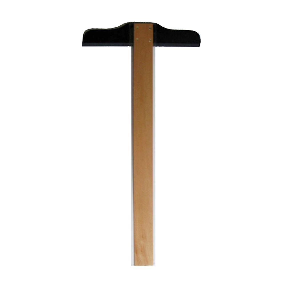 Wooden T-square ruler with numbering