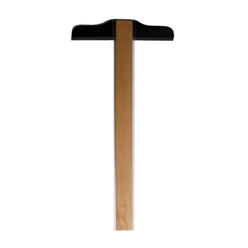 Wooden T-square ruler with numbering