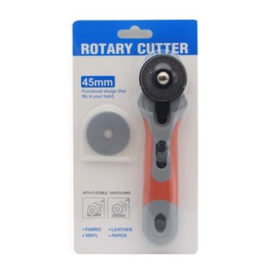 Rotary Cutter with blade size: 45mm. Cut in 6 patterns