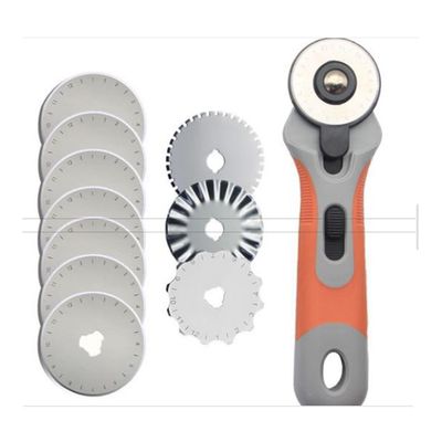 Rotary Cutter with blade size: 45mm. Cut in 6 patterns