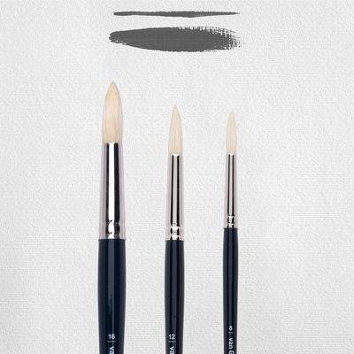 Van Gogh 211 oil/acrylic Brush with chungking hog bristle