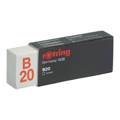 Rotring B20 Eraser for Precision Pencil Drawing White