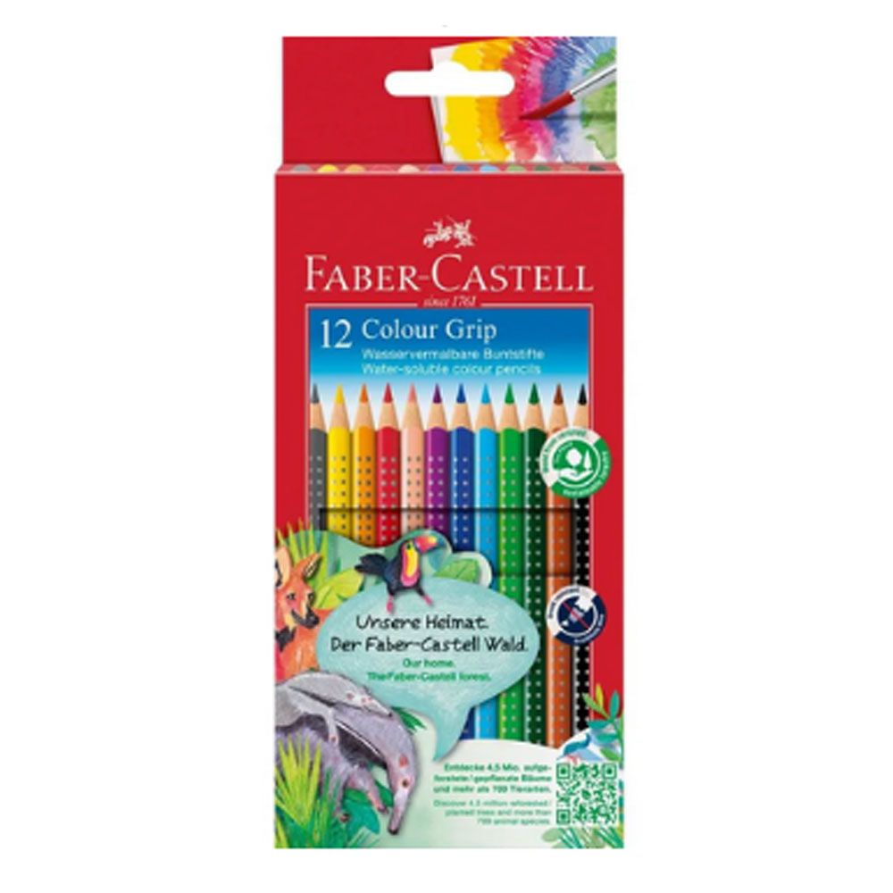 Faber-Castell Colour Grip-water soluble pencils