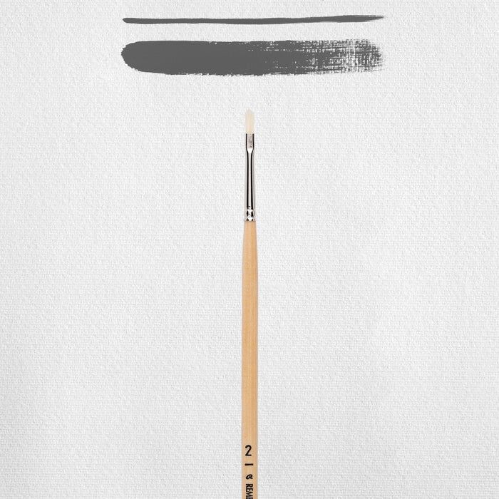 Rembrandt Series 208 oil/acrylic brushes with  Chungking hog bristle