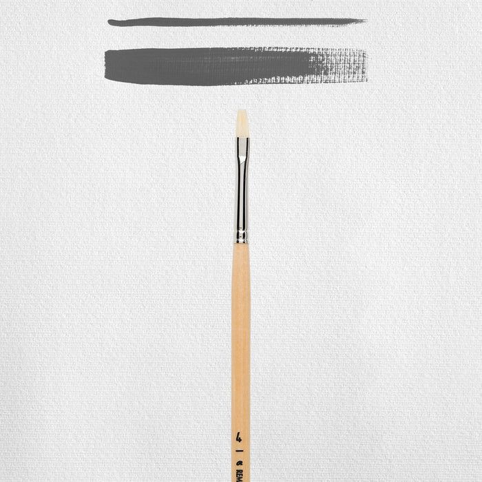Rembrandt Series 208 oil/acrylic brushes with  Chungking hog bristle