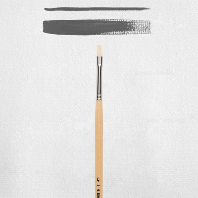 Rembrandt Series 200 Professional Oil Acrylic Hog Bristle Brush