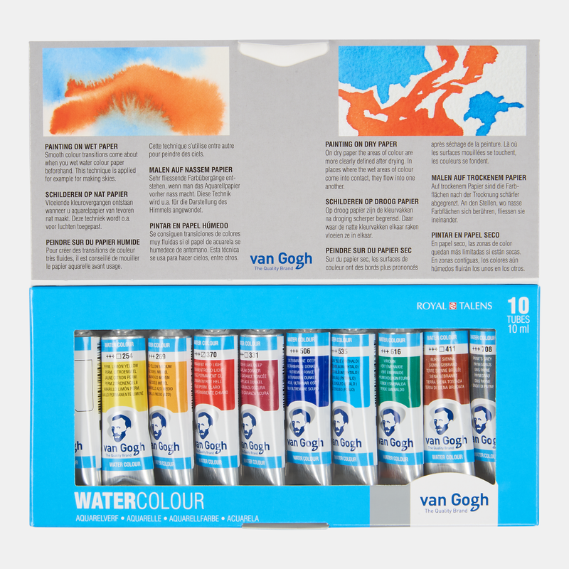 Van Gogh Watercolour Paint Set 10 Tubes