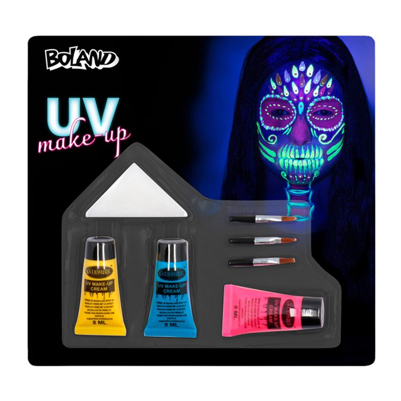 Boland Make-up kit Bright skull UV